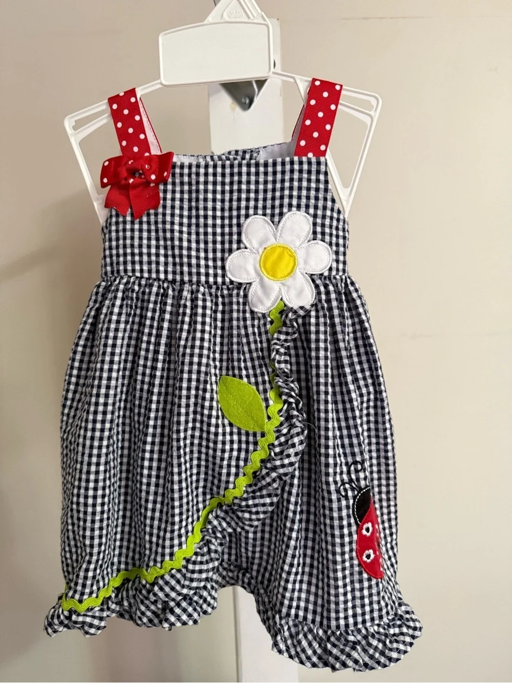 Emily Rose Lady Bug Sundress & Diaper Cover